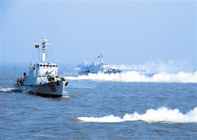 Tháng 3 năm 2012, Hạm đội Đông Hải tiến hành diễn tập săn ngầm (ảnh minh họa, nguồn báo Giải phóng quân, TQ)